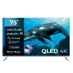 Televisión Cecotec QLED 75 pulgadas V3+ Series VQU30075+ frontal