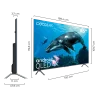 Imagen 3 Televisor Cecotec 85'' QLED V3+ VQU30085+ con resolución 4K UHD, Android TV 11, Local Dimming y Dolby Vision. Sonido potente con subwoofer de 15W integrado.