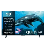 Televisor Cecotec QLED 98 pulgadas V3+ series VQU30098+ 4K UHD Android TV