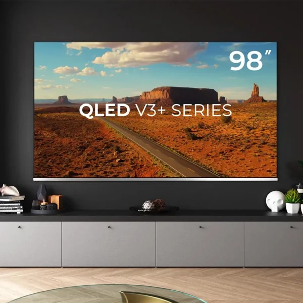 Imagen 4 Televisor Cecotec QLED 98" V3+ VQU30098+ con 4K UHD, Android TV 11, Local Dimming y Dolby Atmos. Disfruta de una experiencia de cine con subwoofer de 15W.