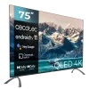 Imagen 4 Disfruta de la TV QLED V2 series VQU20075S de 75 pulgadas con resolución 4K UHD, Android TV 11, Google Assistant y Chromecast para una experiencia inmersiva.
