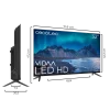 Imagen 3 Smart TV Cecotec de 32 pulgadas con resolución HD, sistema operativo VIDAA y sonido Dolby. Conectividad HDMI y USB para un entretenimiento inteligente y compacto.