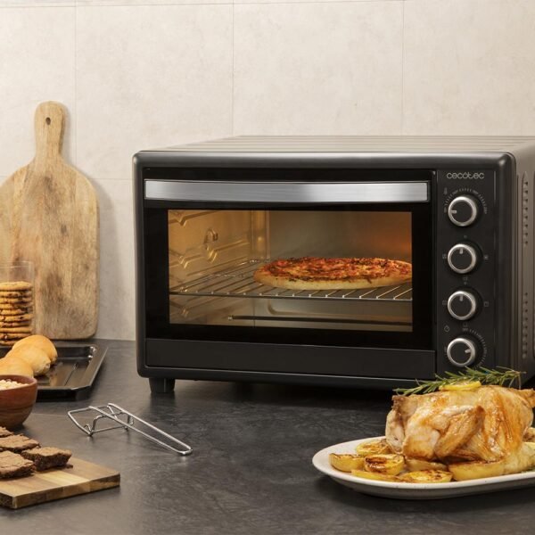Imagen 4 Horno de sobremesa Bake&Toast 6090 Black Gyro de Cecotec
