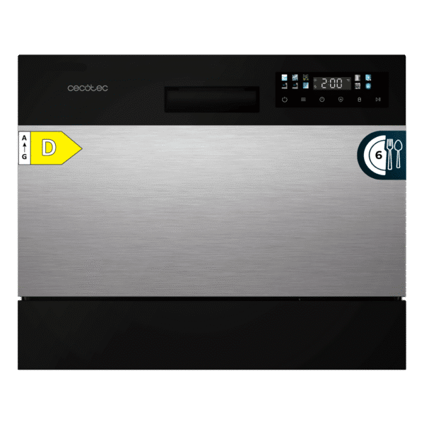 Lavavajillas compacto Bolero Aguazero 2300 Inox de Cecotec