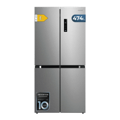 Frigorífico Bolero CoolMarket 4D 474 Inox E de Cecotec