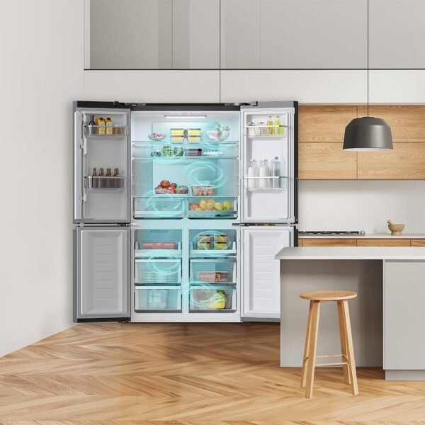 Imagen 6 Frigorífico Bolero CoolMarket 4D 490 Dark E de Cecotec