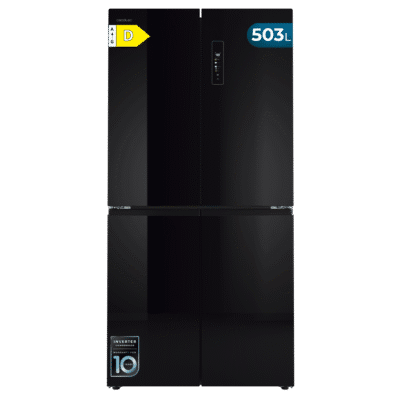 Frigorífico Bolero CoolMarket 4D 503 Black Glass D de Cecotec