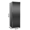 Imagen 2 Frigorífico combi Bolero CoolMarket Combi 322i Dark D de Cecotec