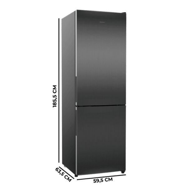 Imagen 2 Frigorífico combi Bolero CoolMarket Combi 322i Dark D de Cecotec