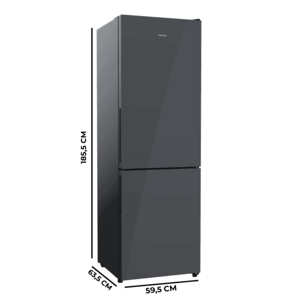 Imagen 2 Frigorífico combi Bolero CoolMarket Combi 322i Grey Glass D de Cecotec
