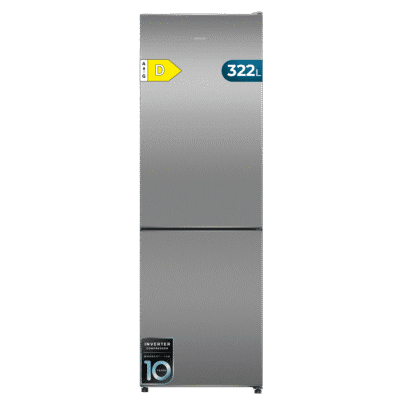Frigorífico combi Bolero CoolMarket Combi 322i Inox D de Cecotec