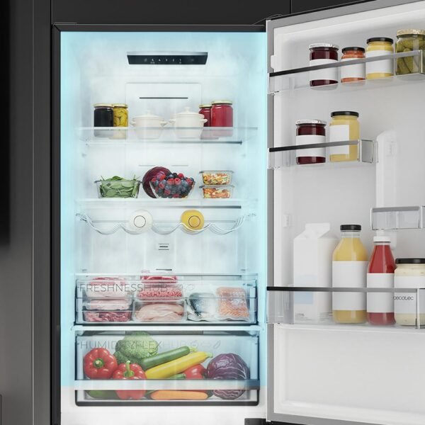 Imagen 8 Frigorífico combi Bolero CoolMarket Combi 322i Inox D de Cecotec