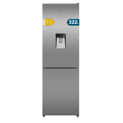 Frigorífico combi Bolero CoolMarket Combi 322i WD Inox E de Cecotec