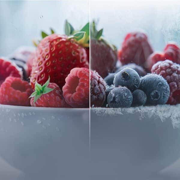 Imagen 6 Frigorífico combi Bolero CoolMarket Combi 335 Black Glass E de Cecotec