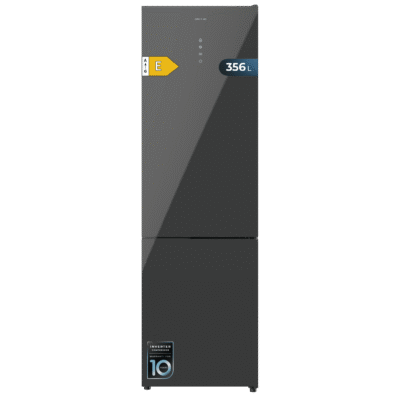 Frigorífico combi Bolero CoolMarket Combi 356 Grey Glass E de Cecotec