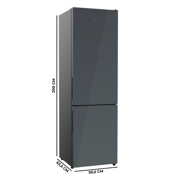 Imagen 2 Frigorífico combi Bolero CoolMarket Combi 356i Grey Glass D de Cecotec