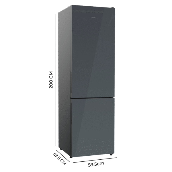 Imagen 3 Frigorífico combi Bolero CoolMarket Combi 356i Grey Glass E de Cecotec