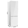 Imagen 2 Frigorífico combi Bolero CoolMarket Combi 356i White Glass D de Cecotec