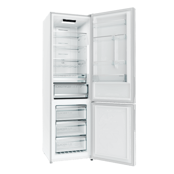 Imagen 5 Frigorífico combi Bolero CoolMarket Combi 356i White Glass D de Cecotec