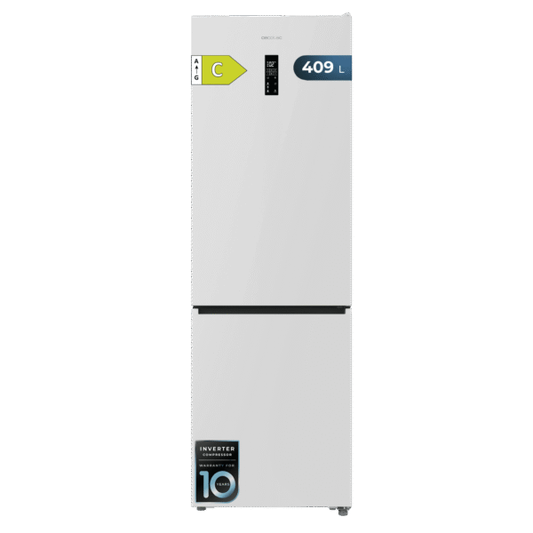 Frigorífico combi Bolero CoolMarket Combi 409 White C de Cecotec
