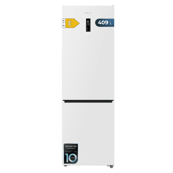 Frigorífico combi Bolero CoolMarket Combi 409 White E de Cecotec