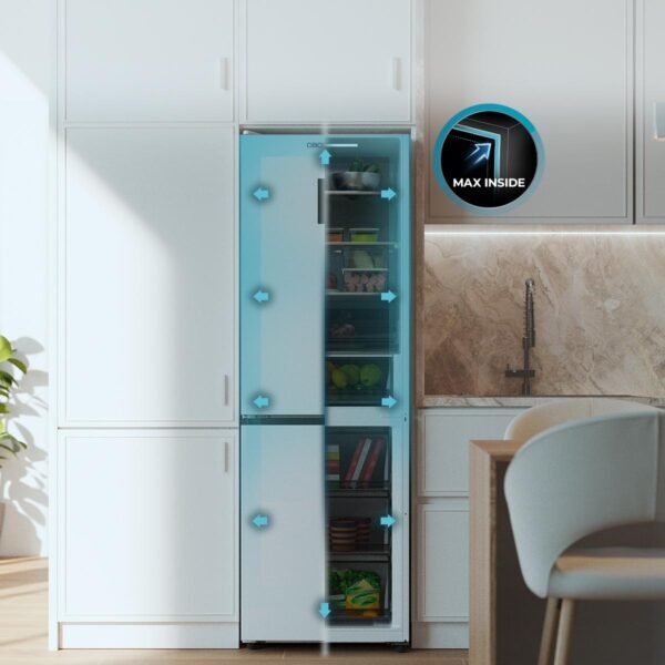 Imagen 4 Frigorífico combi Bolero CoolMarket Combi 409 White E de Cecotec