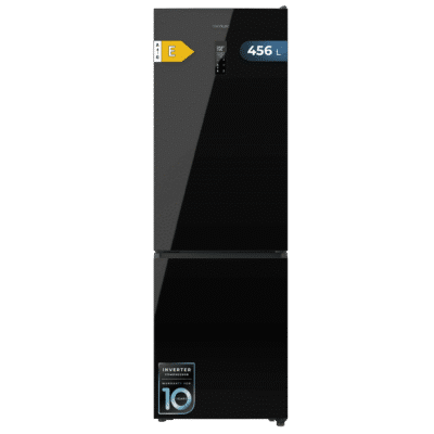 Frigorífico combi Bolero CoolMarket Combi 456 Black Glass E de Cecotec
