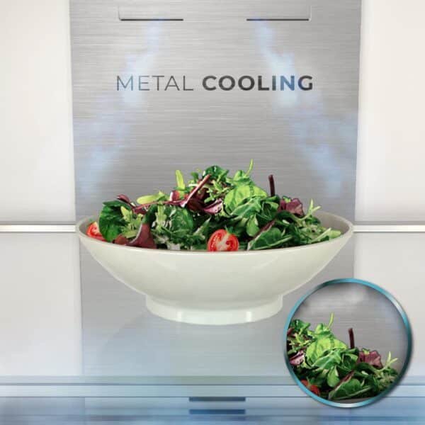 Imagen 8 Frigorífico combi Bolero CoolMarket Combi 495 Inox E de Cecotec