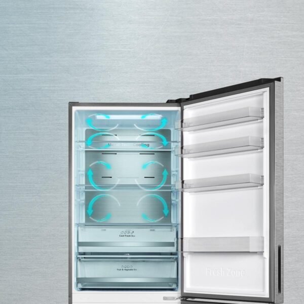 Imagen 5 Frigorífico combi Bolero CoolMarket Combi 495 Inox E de Cecotec