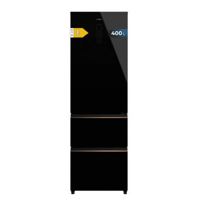 Frigorífico combi Bolero CoolMarket Combi FD 400 Black Glass E de Cecotec