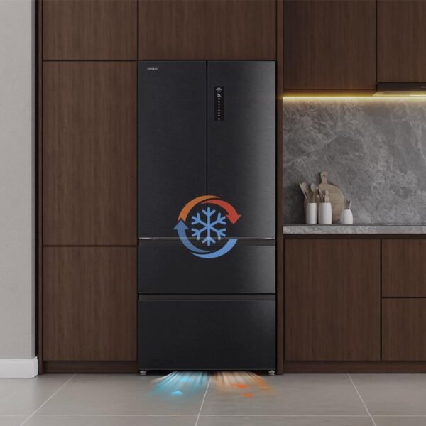 Imagen 7 Frigorífico Bolero CoolMarket F2D 458 SBI Dark E de Cecotec