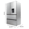 Imagen 2 Frigorífico Bolero CoolMarket FD 510 WD Inox Total E de Cecotec