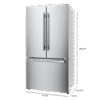 Imagen 2 Frigorífico Bolero CoolMarket FD 579 Inox E de Cecotec