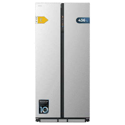 Frigorífico Bolero CoolMarket SBS 436 SBI Inox E de Cecotec
