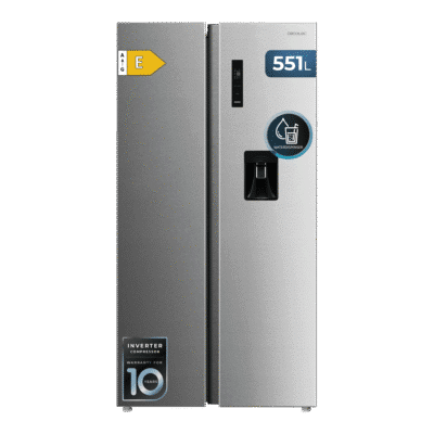 Frigorífico Bolero CoolMarket SBS 551 WD Inox E de Cecotec