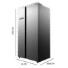 Imagen 4 Frigorífico Bolero CoolMarket SBS 592 Inox de Cecotec
