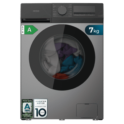 Lavadora Bolero DressCode 7450 Inverter Steel de Cecotec