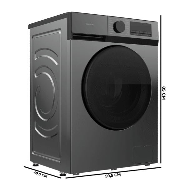 Imagen 3 Lavadora Bolero DressCode 7450 Inverter Steel de Cecotec