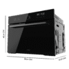 Imagen 3 Horno integrable Bolero Hexa AF314510 Glass Black A de Cecotec