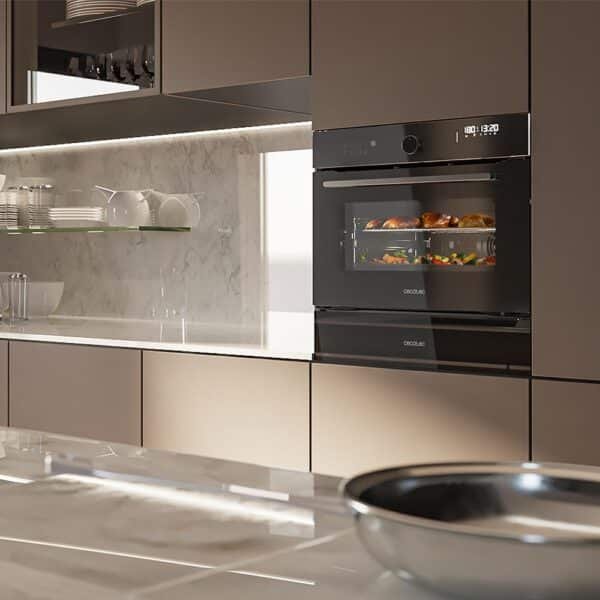 Imagen 8 Horno integrable Bolero Hexa AF314510 Glass Black A de Cecotec