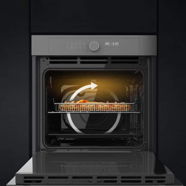 Imagen 8 Horno integrable Bolero Hexa AF316000 Glass Grey A de Cecotec