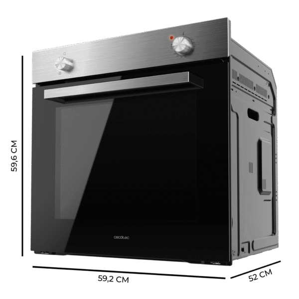 Imagen 2 Horno integrable Bolero Hexa C126000 Inox A de Cecotec