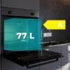 Imagen 7 Horno integrable Bolero Hexa C126001 Glass Black A de Cecotec