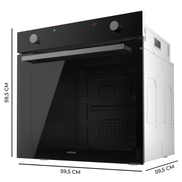 Imagen 3 Horno integrable Bolero Hexa C126001 Glass Black A de Cecotec
