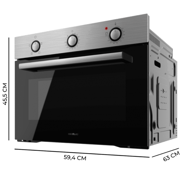 Imagen 3 Horno integrable Bolero Hexa C134500 Inox A de Cecotec