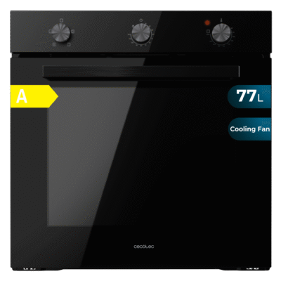 Horno integrable Bolero Hexa C136000 Glass Black Time A de Cecotec