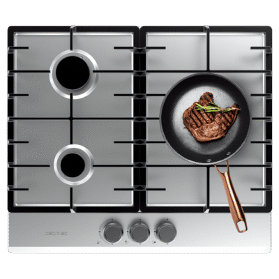 Placa de gas Bolero Squad GN 3200F Inox de Cecotec