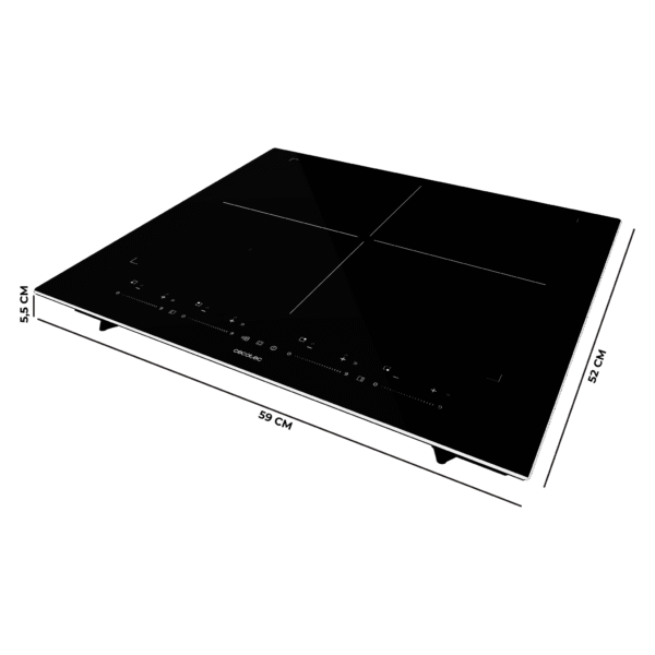 Imagen 2 Placa de inducción Bolero Squad I 4700 TitanicZone ShieldGlass de Cecotec