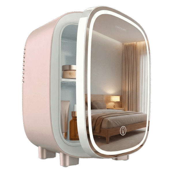 Nevera de cosméticos CoolingBeauty 4000 Mirror Rose de Cecotec