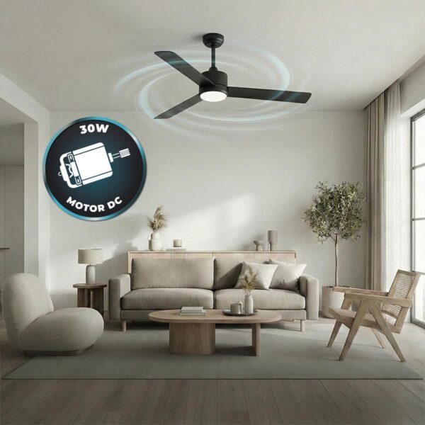 Imagen 5 Ventilador de techo EnergySilence Aero 452 QuickSnap Black de Cecotec